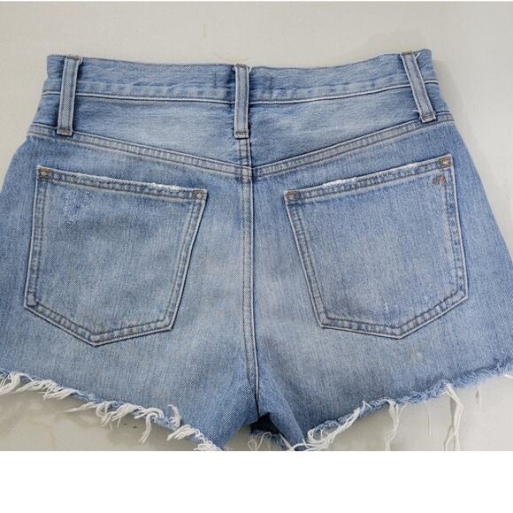 Madewell Shorts Womens Size 25 Relaxed Denim Cutoffs Summer Biker Rock Casual - Picture 5 of 10